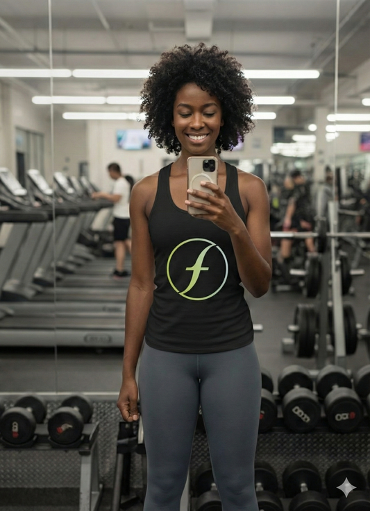 FitForce-Women’s Fitted Racerback  Tank Top